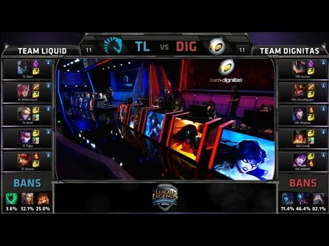 NA LCS TL vs DIG Game 1 Highlights (NA LCS Spring 2015)
