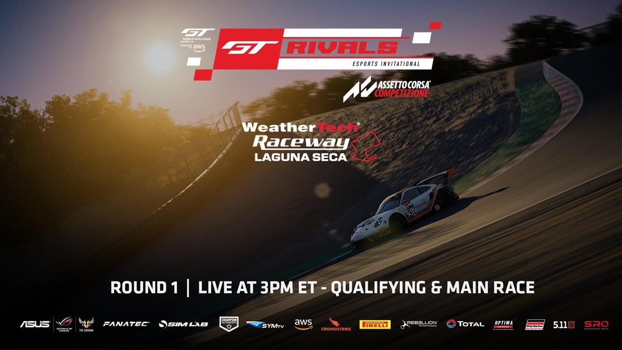 GT Rivals Esports – Round 1 @ Laguna Seca - GT World Challenge America 2020