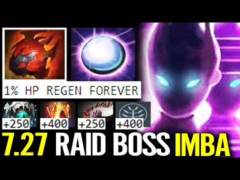 7.27 IMBA RAID BOSS! 1vs5 Spectre Heart 5k6 HP Insane Regen Right Click Top Epic Dota 2 Pro Gameplay