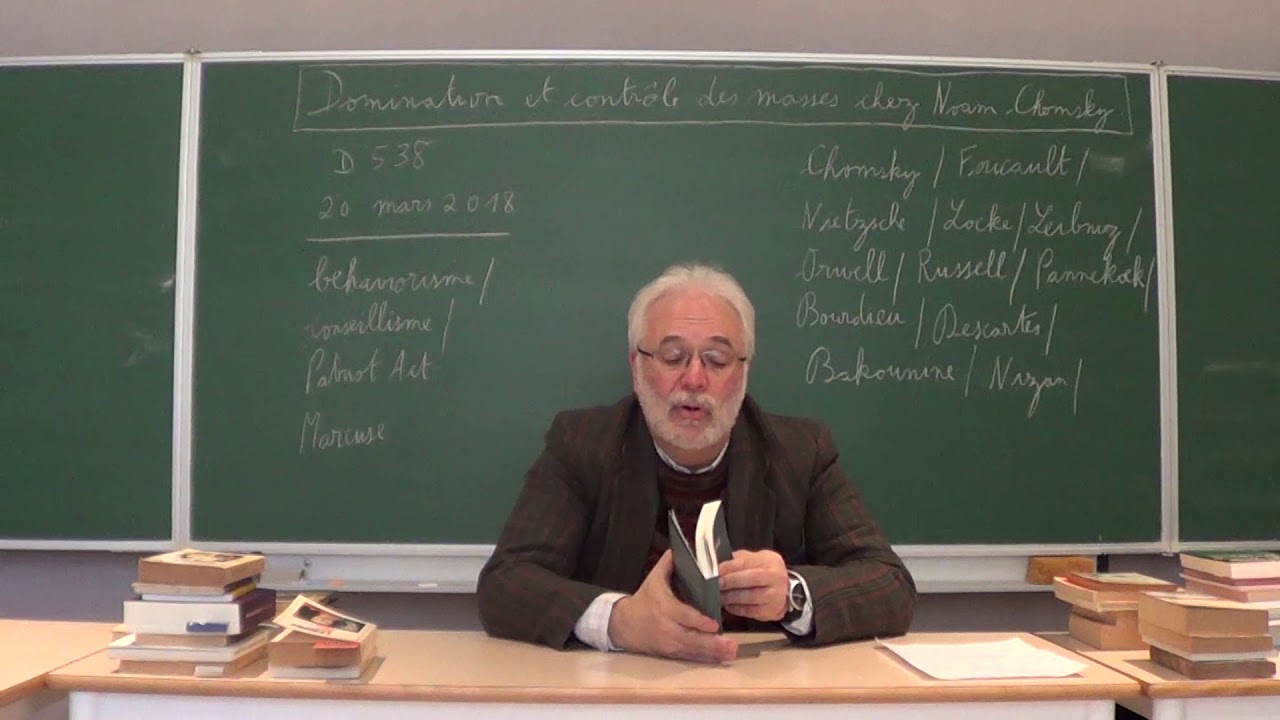 Contrôle et domination des masses chez Noam Chomsky