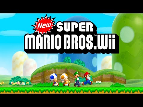 New Super Mario Bros. Wii - Full Game 100% Walkthrough