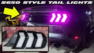 INSTALLING S650 STYLE RGB HAWKGLOW S550 MUSTANG TAIL LIGHTS 2015 -2023