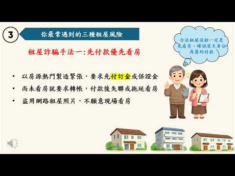 安心租屋免煩腦-住宅租賃安全資訊推廣[影音封面圖]