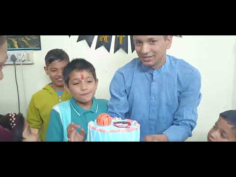 Vedant's First birthday celebration Cake Cutting