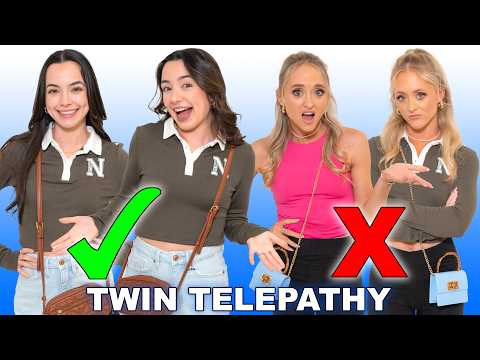 Can Twins Choose the Same Outfit? Twin Telepathy Challenge!