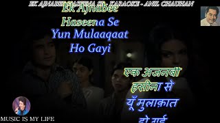 Ek Ajnabee Haseena Se Karaoke With Lyrics Eng  &am