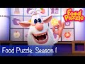 Booba - Food Puzzle Season 1 + Compilation of All Episodes with Food - Cartoon for kids