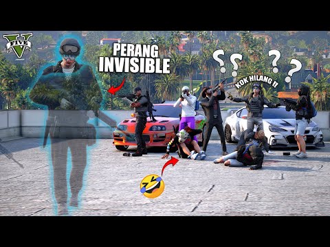 PRANK PAKE MANUSIA INVISIBLE !! MEREKA MARAH BANGET HAHAH !! GTA 5 ROLEPLAY