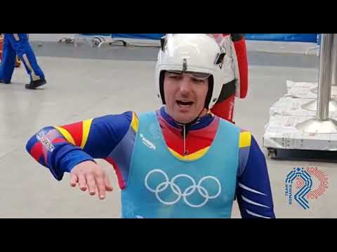 Team Romania Beijing 2022 - Valentin Crețu, primele impresii după antrenamentul pe pista din Yanqing
