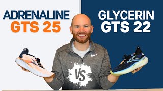 Brooks Adrenaline GTS 25 vs Glycerin GTS 22 | Brooks Stability Shoes Compared!