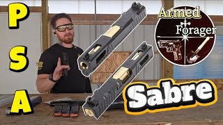 Palmetto State Armory Sabre Dagger Slide, Review! Works with Gen 5 Glock 19! Glock Frames gen 3.