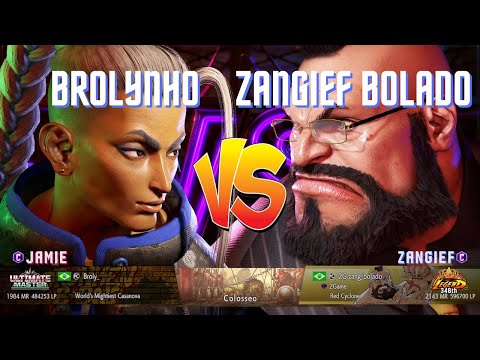 Street Fighter 6 - Brolynho (Jamie) vs Zangief Bolado (Zangief) Ranked Match