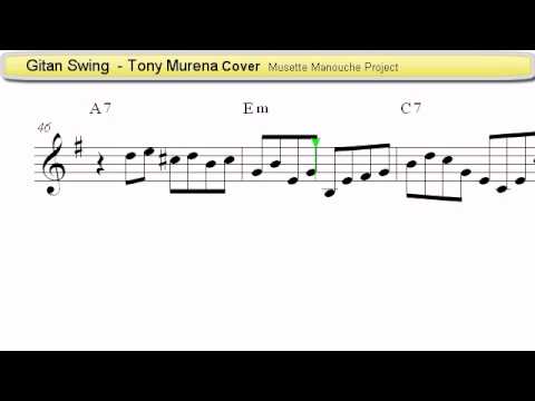 Gitan Swing (Tony Murena Cover) - Accordion Sheet music