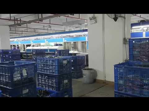JY-950 Factory Supply Shoe Assembly Line Rubber Conveyor Belt Type Shoe Making Production Line