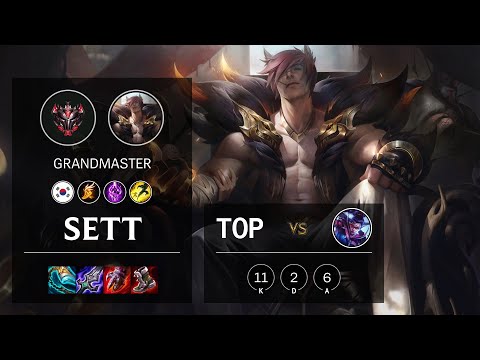 Sett Top vs Vayne - KR Grandmaster Patch 10.25