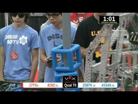 2015 VRC Math Q70 - 177X 415C vs 2587K 4154A - 74 to 58 - VEX Worlds 2015 - Math Division