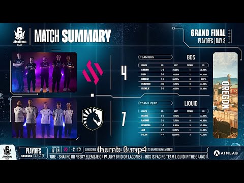 Team BDS vs. Team Liquid / Match 3 / Jönköping Major - Grand Final - Rainbow Six Siege