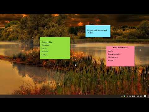 Format text using Markdown editor in sticky notes