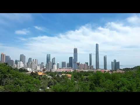 山东青岛旅游景点湛山寺飞行航拍与简要攻略 穿越机一镜到底拍摄