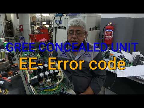 GREE Concealed Unit  EE- error code