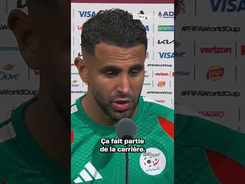 👋🇩🇿 Riyad Mahrez annonce sa retraite internationale après l'élimination de l'Algérie !