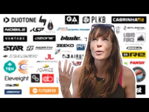 How many kitesurfing brands are there?