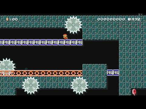 Bouncy Castle? Bouncy Floor by Captain K - Super Mario Maker - No Commentary 1bl