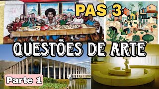 QUESTÕES DE ARTES VISUAIS PARA O PAS 3 (parte 1)| Prova do PAS 3 de 2020