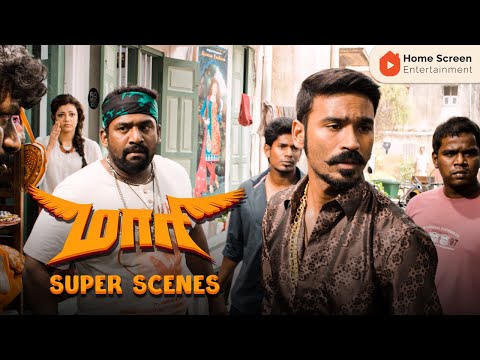 Maari heroically saves Kajal at the right time | Maari Super Scene | Dhanush | Vijay Yesudas