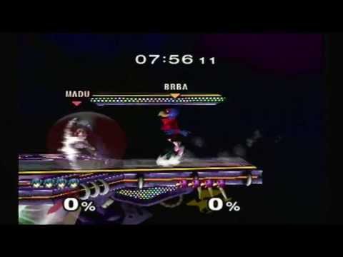 SSBM: Falco Shield Pressure On BattleField