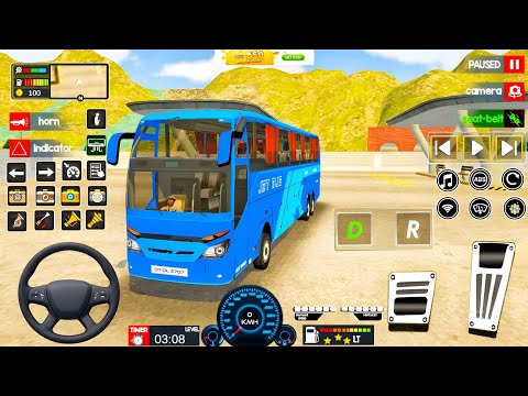 Offroad Coach Bus Simulator 3D - Bus Driving Game 2026 - Android GamePlay