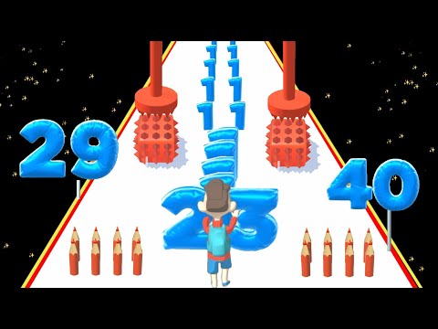 Grade Run 3D - Number Run 2048 gameplay Android, iOS New upload #graderun3d
