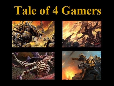Tale of 4 Gamers. MONTH 3. Warhammer 40k slow grow campaign and Battle Report.