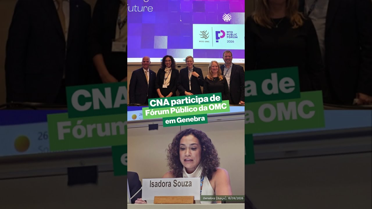 CNA participa de Fórum Público da OMC em Genebra