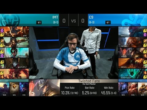 IMT vs C9 Game 1 Highlights - IMMORTALS vs CLOUD9 NA LCS Week 5 Summer 2016