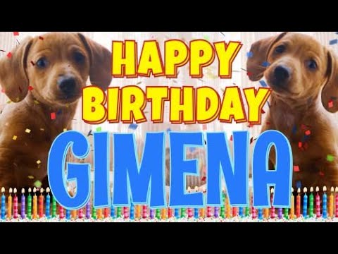 Happy Birthday Gimena! ( Funny Talking Dogs ) What Is Free On My Birthday