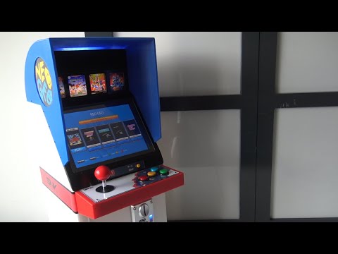 Neo Geo Arcade Cabinet from Playminimal.. this is AWESOME ! 😁