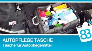 Autopflege Tasche - Pflegetasche für Fahrzeugpflegemittel - Tasche für Autopflegemittel - 83metoo