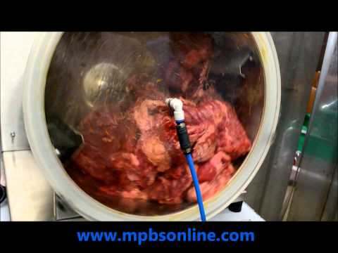 M40vt table top vacuum tumbler skirt steak demo