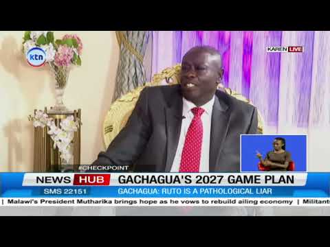 "President Ruto only sends goons to my meetings to beat me and my allies up": Rigathi Gachagua
