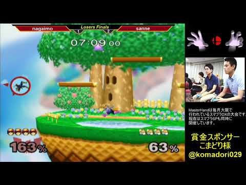 MasterHand 47 SSBM -Losers Finals- Nagaimo(C.Falcon) vs. Sanne(Fox)