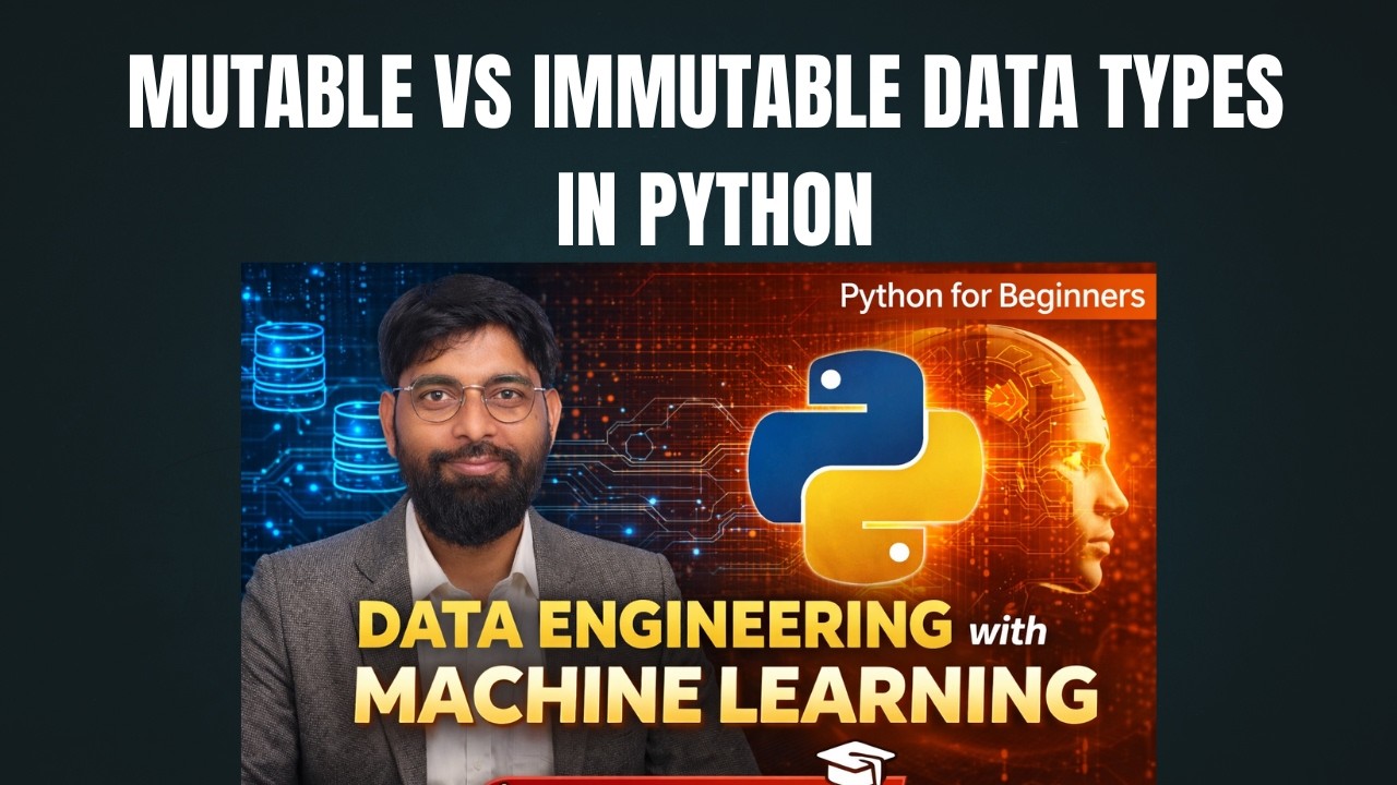 Mutable vs Immutable in Python | List vs Tuple Explained (Beginner Friendly Tutorial)