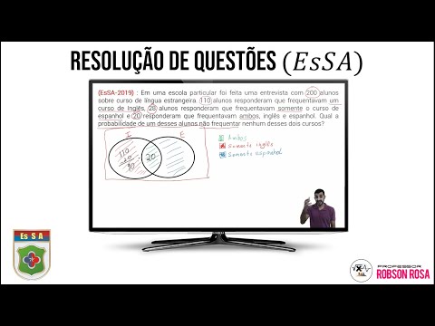 Questões EsSA 2019 – Matemática – Conjuntos e probabilidade