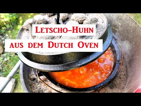 Letschohühnchen  aus dem Dutch Oven . Mega Lecker !
