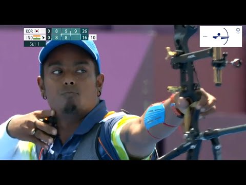 Oh Jin Hyek V Atanu Das   Tokyo 2020 Archery Mens  Ind  1 /16 Round