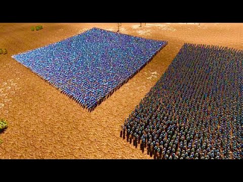 TRENCH WARFARE 5,000 SPECIAL FORCES PROTECT 5,000 LASER KNIGHTS vs 2,000,000 ZOMBIES UEBS2