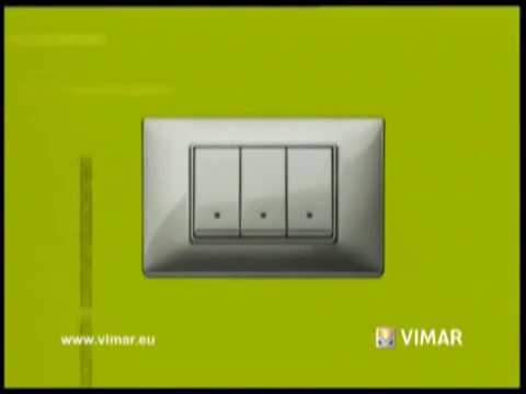 Video Placa ornament 3 module Vimar(Plana) Reflex ruby