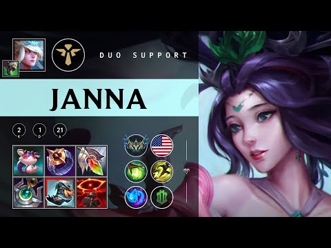 Janna Support vs Karma - NA Challenger Patch 25.24