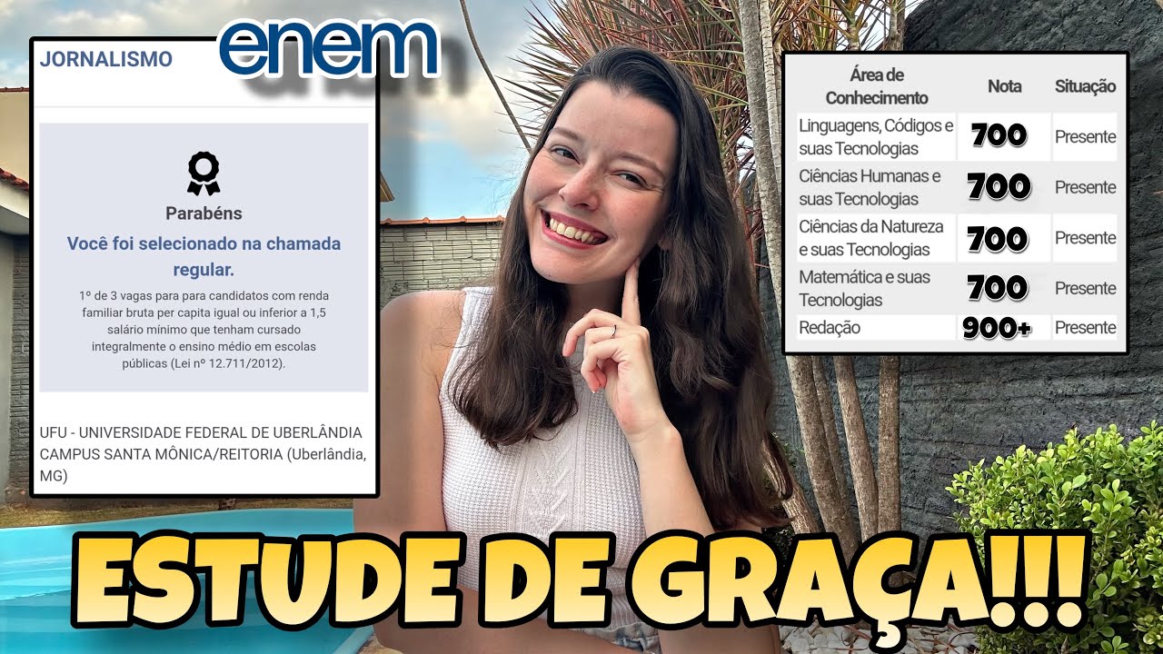 COMO ESTUDAR DE GRAÇA PARA O ENEM 2024 | Como estudar para o Enem sozinho e do zero!!!