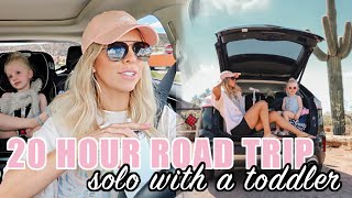 SOLO 20 HOUR ROAD TRIP WITH A TODDLER! / Caitlyn Neier